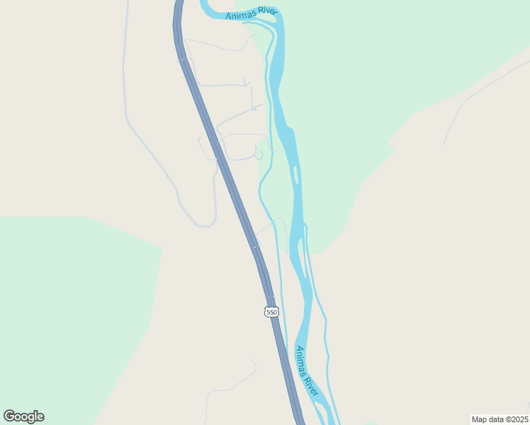 map of restaurants, bars, coffee shops, grocery stores, and more near 1390 South 550 in Durango