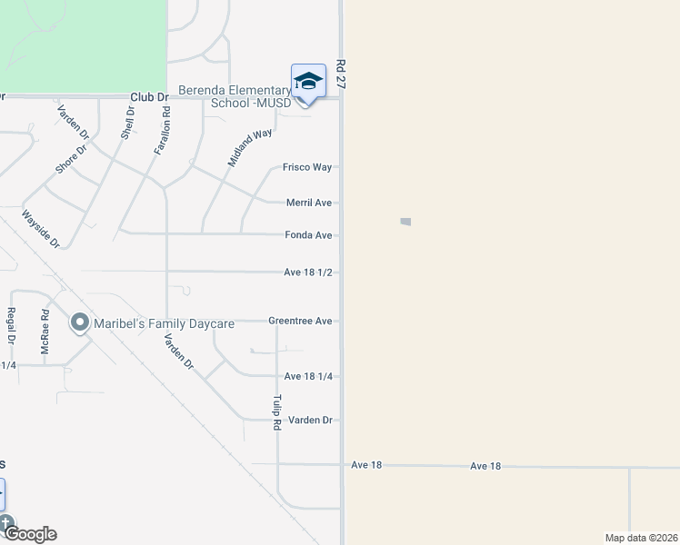 map of restaurants, bars, coffee shops, grocery stores, and more near 33168 Avenue 18 1/2 in Madera