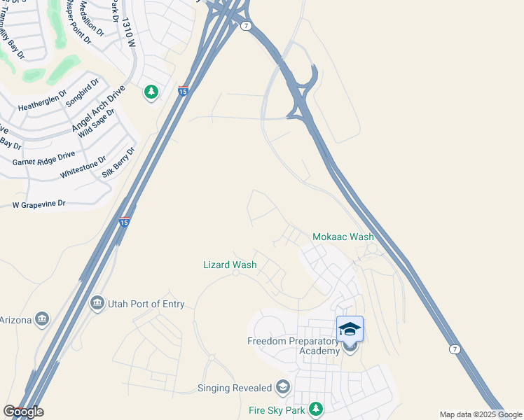 map of restaurants, bars, coffee shops, grocery stores, and more near 914 Marissa Road in St. George