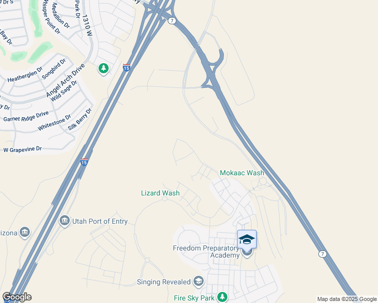 map of restaurants, bars, coffee shops, grocery stores, and more near in St. George