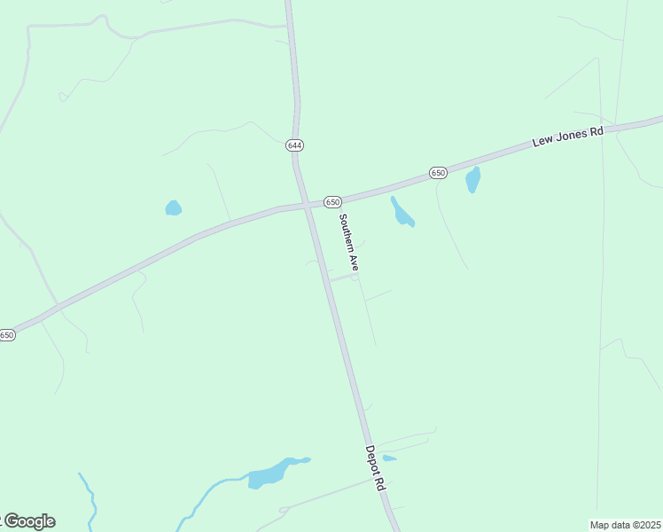 map of restaurants, bars, coffee shops, grocery stores, and more near 18411 Depot Road in McKenney