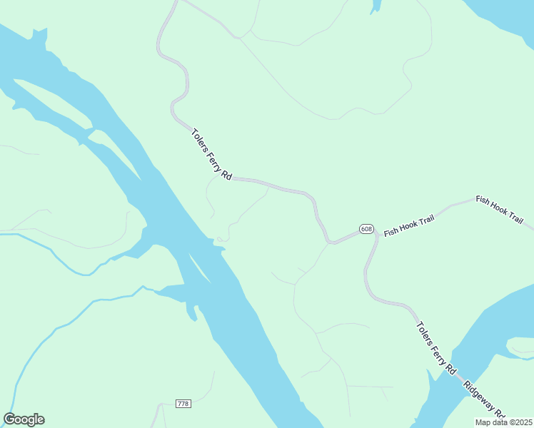 map of restaurants, bars, coffee shops, grocery stores, and more near 12123 Tolers Ferry Road in Pittsville