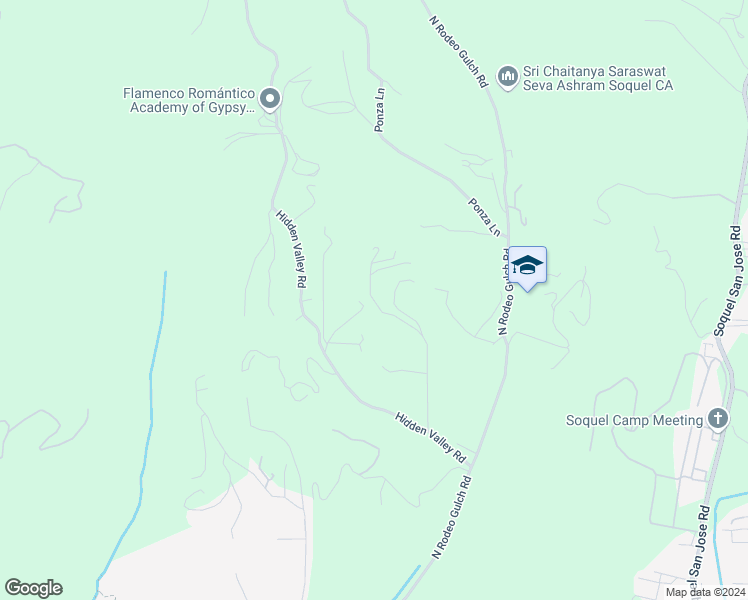 map of restaurants, bars, coffee shops, grocery stores, and more near 415 Muir Drive in Soquel
