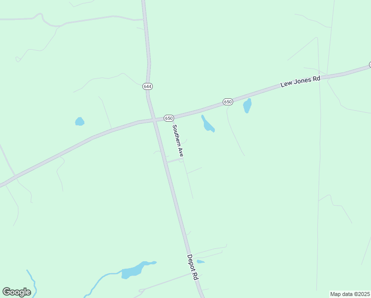 map of restaurants, bars, coffee shops, grocery stores, and more near 18405 Southern Avenue in McKenney