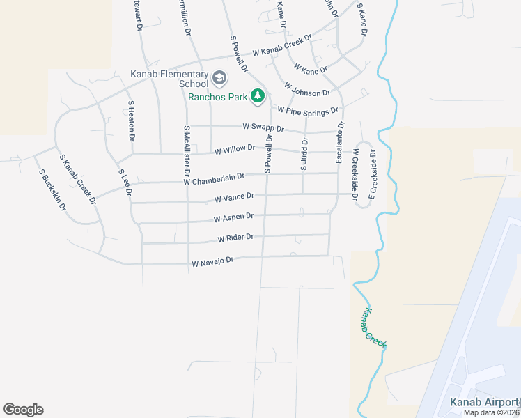 map of restaurants, bars, coffee shops, grocery stores, and more near 1686 South Powell Drive in Kanab
