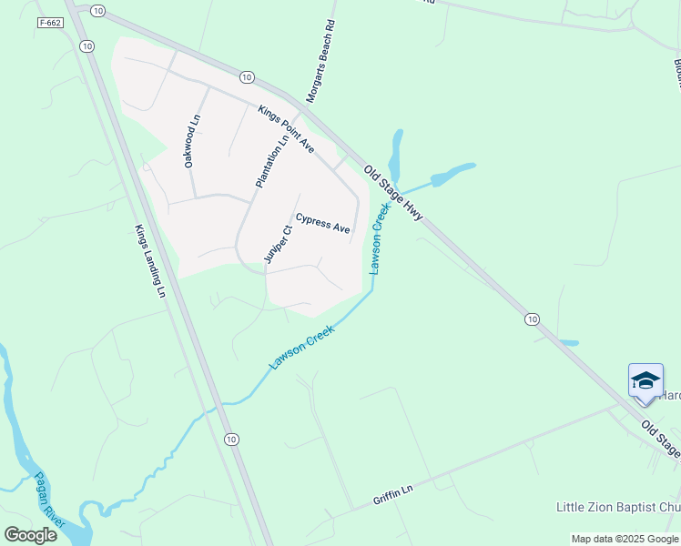 map of restaurants, bars, coffee shops, grocery stores, and more near 511 Plantation Lane in Smithfield