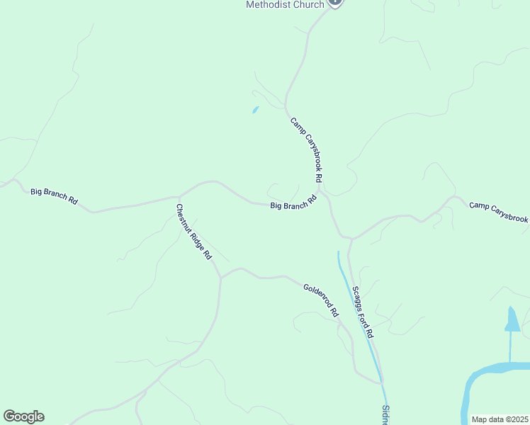 map of restaurants, bars, coffee shops, grocery stores, and more near 2759 Big Branch Road in Riner