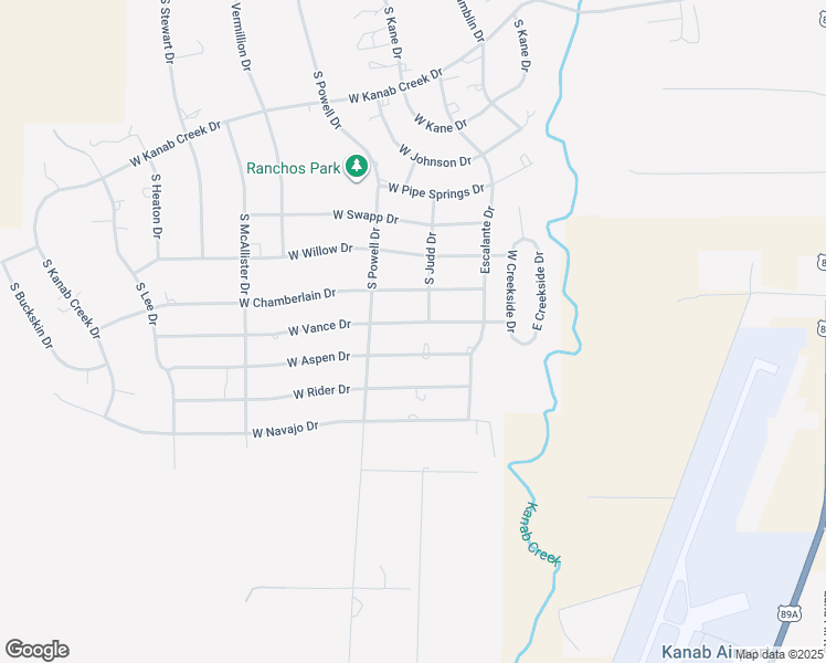 map of restaurants, bars, coffee shops, grocery stores, and more near 1640 South Judd Drive in Kanab