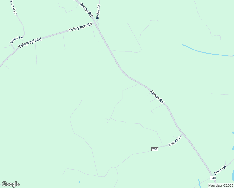 map of restaurants, bars, coffee shops, grocery stores, and more near 7185 Renan Road in Hurt
