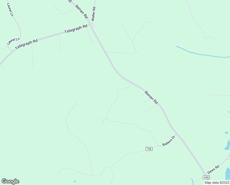 map of restaurants, bars, coffee shops, grocery stores, and more near 7185 Renan Road in Hurt