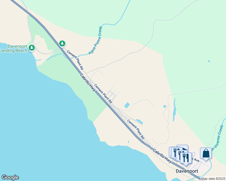 map of restaurants, bars, coffee shops, grocery stores, and more near 14 3rd Avenue in Davenport