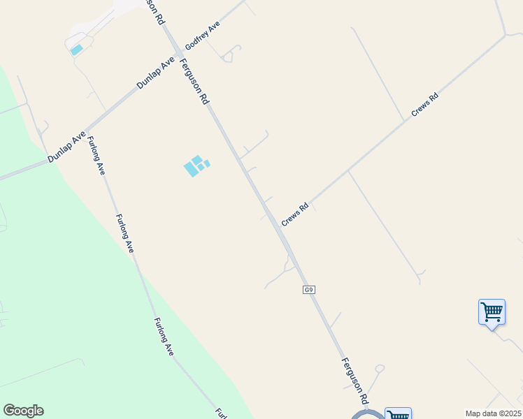 map of restaurants, bars, coffee shops, grocery stores, and more near 2712 Ferguson Road in Gilroy