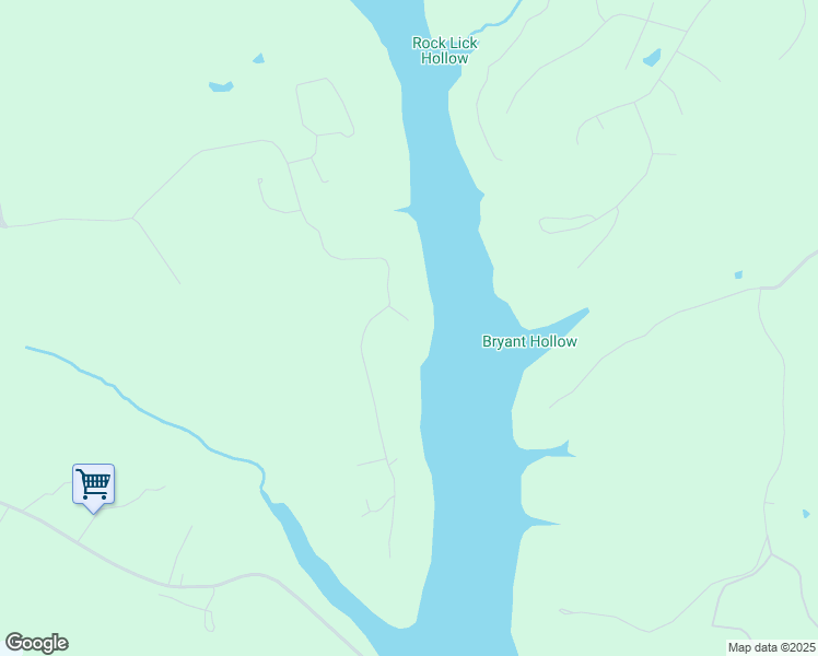map of restaurants, bars, coffee shops, grocery stores, and more near Alligator Creek Road in Russell Springs