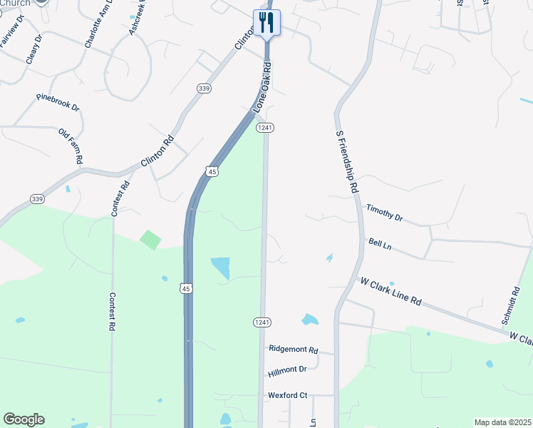 map of restaurants, bars, coffee shops, grocery stores, and more near 3793-4023 Old US Highway 45 South in Paducah