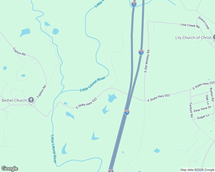 map of restaurants, bars, coffee shops, grocery stores, and more near 2340 East State Highway 552 in Keavy