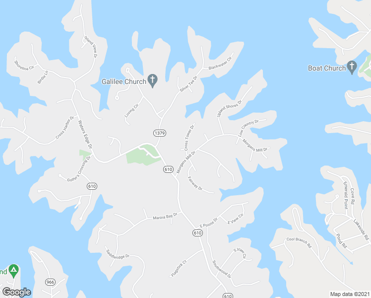 map of restaurants, bars, coffee shops, grocery stores, and more near Niblicks Circle in Penhook