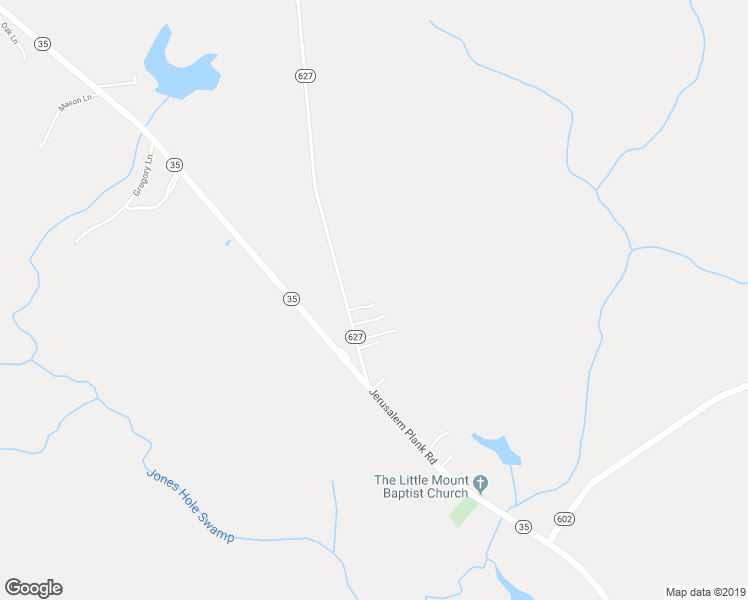 map of restaurants, bars, coffee shops, grocery stores, and more near 7261 Baxter Road in Disputanta