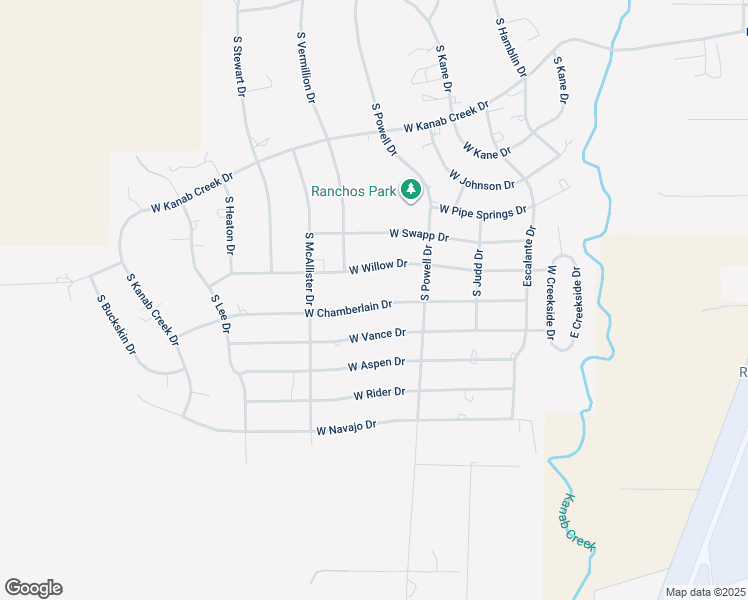 map of restaurants, bars, coffee shops, grocery stores, and more near 690 West Chamberlain Drive in Kanab