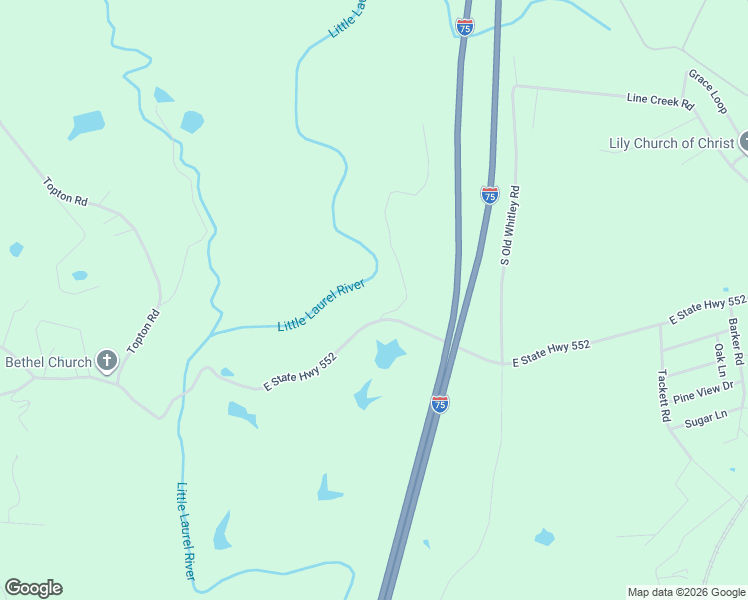map of restaurants, bars, coffee shops, grocery stores, and more near 2340 East State Highway 552 in Keavy