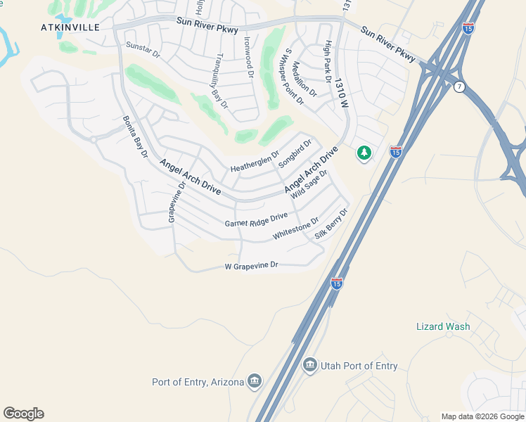 map of restaurants, bars, coffee shops, grocery stores, and more near 1548 West Bonita Bay Circle in St. George