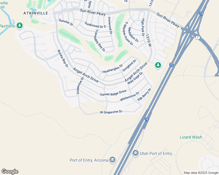 map of restaurants, bars, coffee shops, grocery stores, and more near 1586 West Bonita Bay Drive in St. George