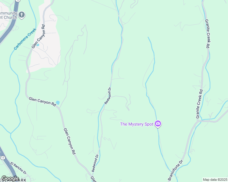 map of restaurants, bars, coffee shops, grocery stores, and more near 550 Endlich Drive in Scotts Valley