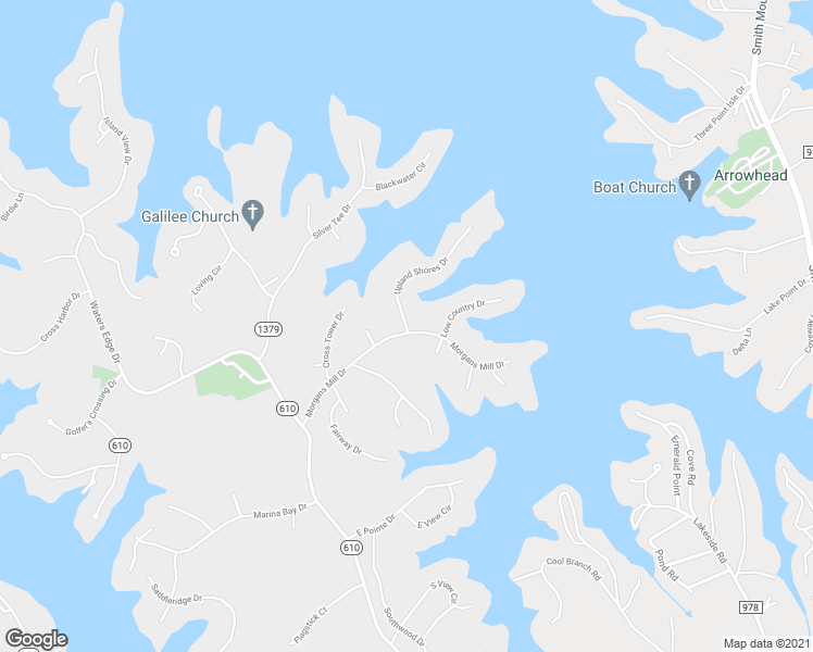 map of restaurants, bars, coffee shops, grocery stores, and more near 20 Upland Shores Drive in Penhook