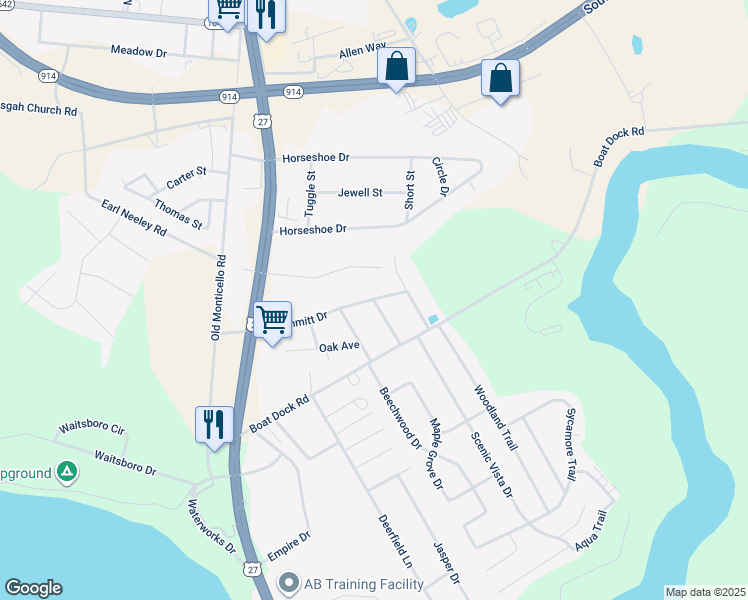 map of restaurants, bars, coffee shops, grocery stores, and more near 199 Midlane Avenue in Somerset