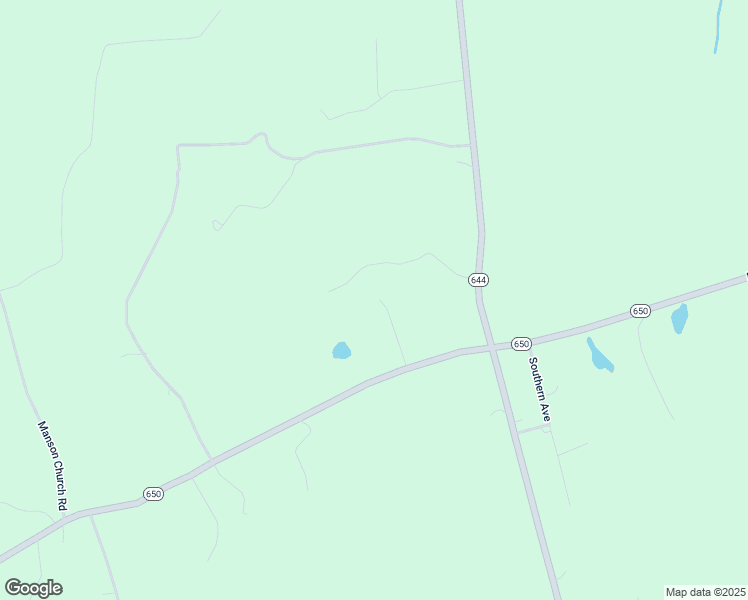 map of restaurants, bars, coffee shops, grocery stores, and more near 9736 Lew Jones Road in McKenney