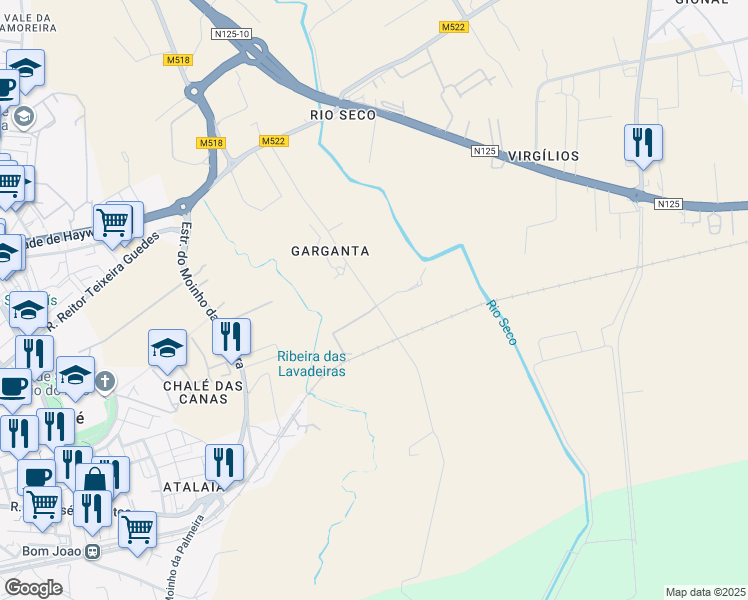 map of restaurants, bars, coffee shops, grocery stores, and more near in Faro