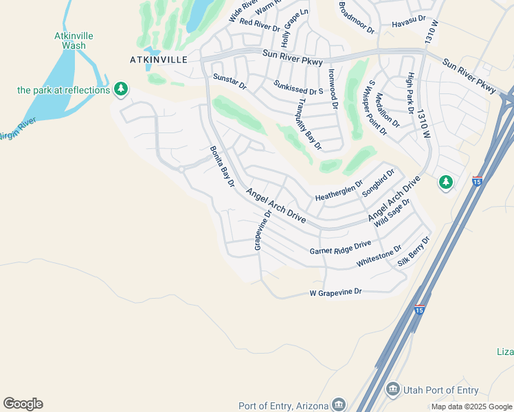 map of restaurants, bars, coffee shops, grocery stores, and more near 4983 Bonita Bay Drive in St. George