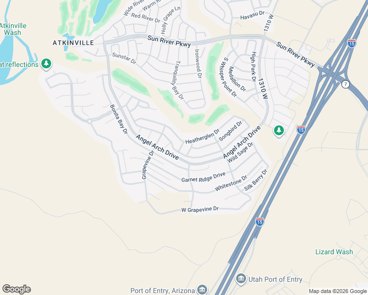 map of restaurants, bars, coffee shops, grocery stores, and more near 4985 South Seabrook Drive in St. George