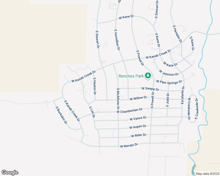 map of restaurants, bars, coffee shops, grocery stores, and more near 1459 South Stewart Drive in Kanab