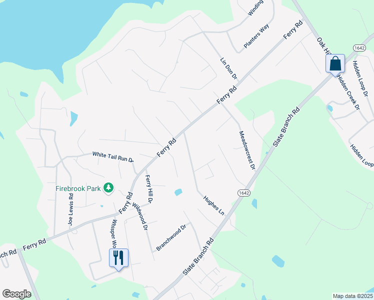 map of restaurants, bars, coffee shops, grocery stores, and more near 1-499 Hughes Lane in Somerset