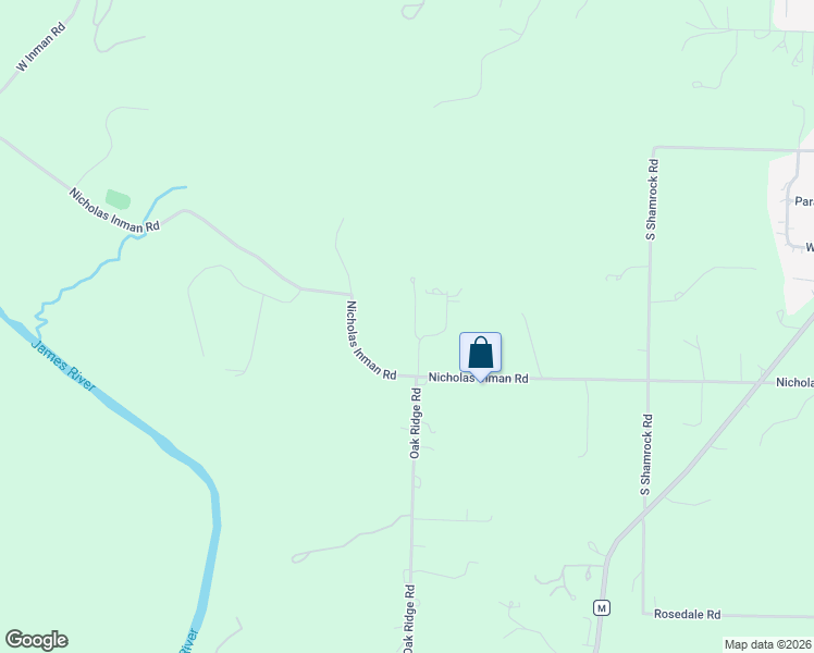 map of restaurants, bars, coffee shops, grocery stores, and more near 995 Oak Ridge Road in Nixa