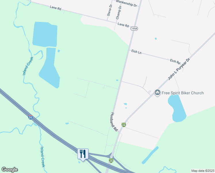 map of restaurants, bars, coffee shops, grocery stores, and more near 2000-2206 Spann Lane in Paducah