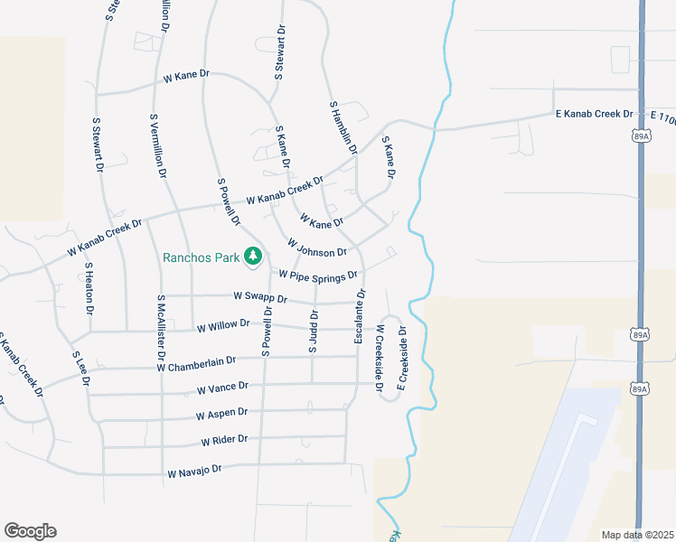 map of restaurants, bars, coffee shops, grocery stores, and more near 442 West Pipe Springs Drive in Kanab
