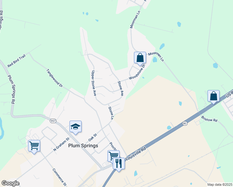 map of restaurants, bars, coffee shops, grocery stores, and more near 100-198 Countryside Dr in Bowling Green