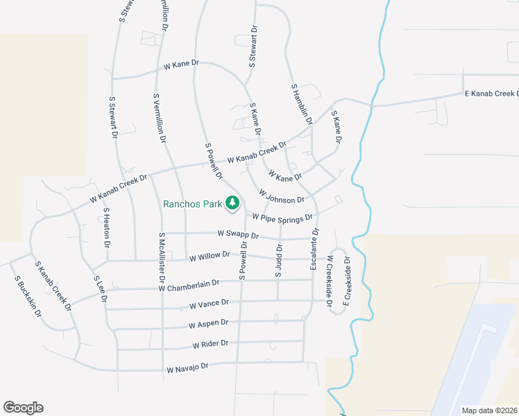 map of restaurants, bars, coffee shops, grocery stores, and more near 1392 South Ford Drive in Kanab