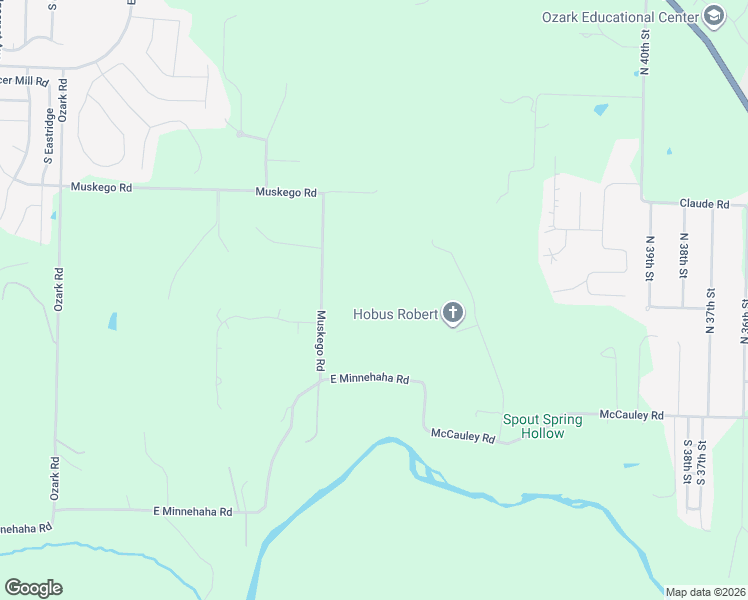 map of restaurants, bars, coffee shops, grocery stores, and more near 1034 Muskego Road in Nixa