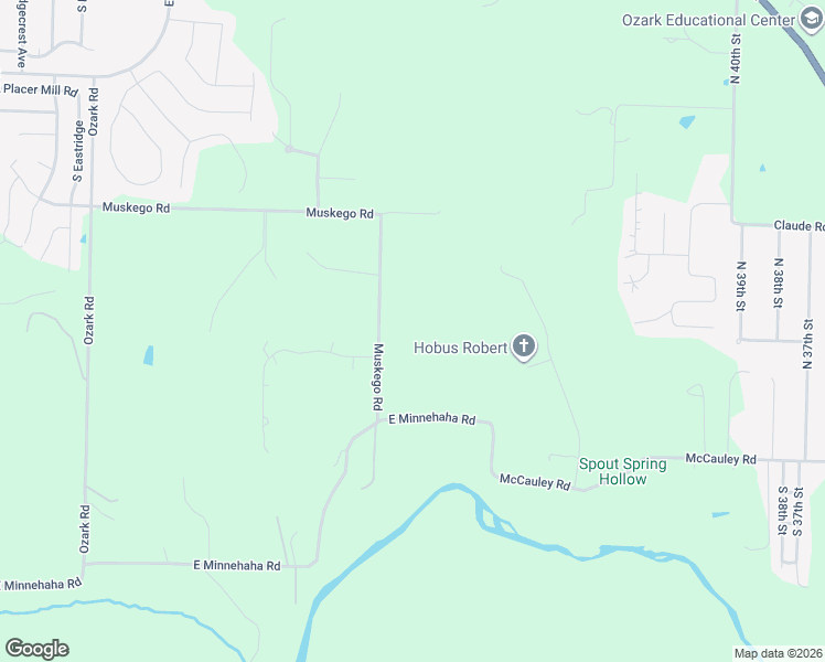 map of restaurants, bars, coffee shops, grocery stores, and more near 1034 Muskego Road in Nixa