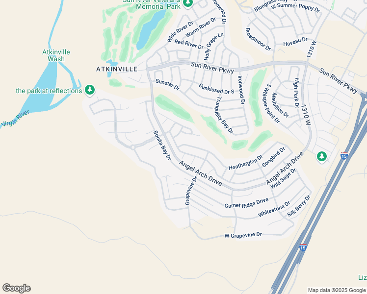 map of restaurants, bars, coffee shops, grocery stores, and more near 1819 Heatherglen Drive in St. George