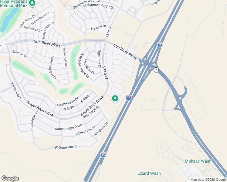 map of restaurants, bars, coffee shops, grocery stores, and more near 1254 Hopewell Drive in St. George
