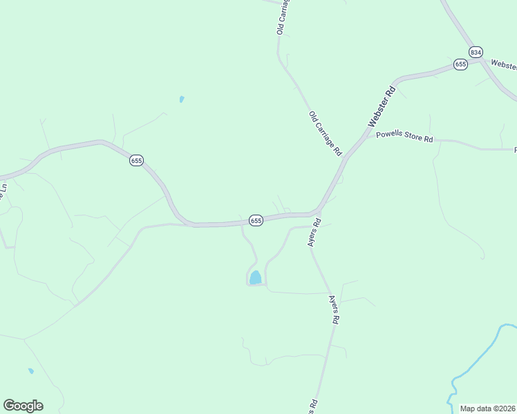 map of restaurants, bars, coffee shops, grocery stores, and more near 2409 Webster Road in Glade Hill