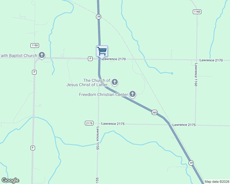 map of restaurants, bars, coffee shops, grocery stores, and more near 17301 State Highway 265 in Aurora