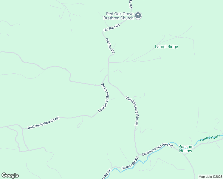 map of restaurants, bars, coffee shops, grocery stores, and more near 4831 Christiansburg Pike Northeast in Pilot