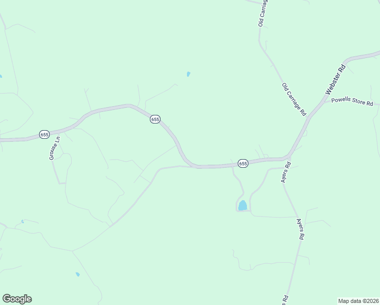 map of restaurants, bars, coffee shops, grocery stores, and more near 2100 Webster Road in Glade Hill