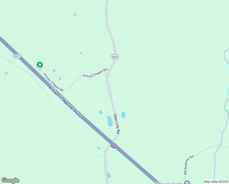 map of restaurants, bars, coffee shops, grocery stores, and more near 5152 Glen Lily Road in Bowling Green