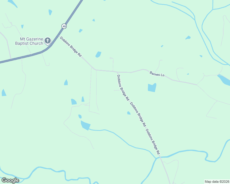map of restaurants, bars, coffee shops, grocery stores, and more near 836 Dobbins Bridge Road in Blackstone