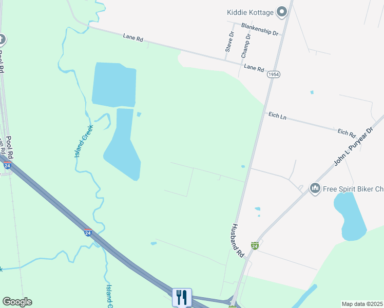 map of restaurants, bars, coffee shops, grocery stores, and more near 2000 Spann Lane in Paducah